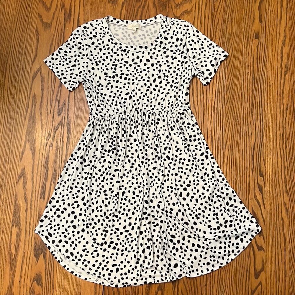 dalmatian print dress